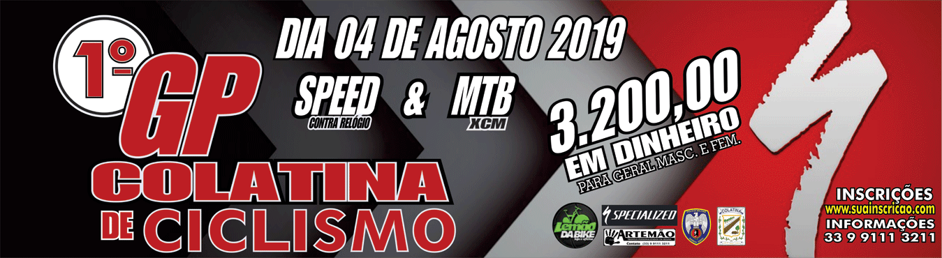 1º GP Colatina de Ciclismo MTB & Speed 2019.