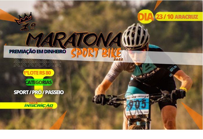 PRIMEIRA MARATONA DE MTB SPORT BIKE